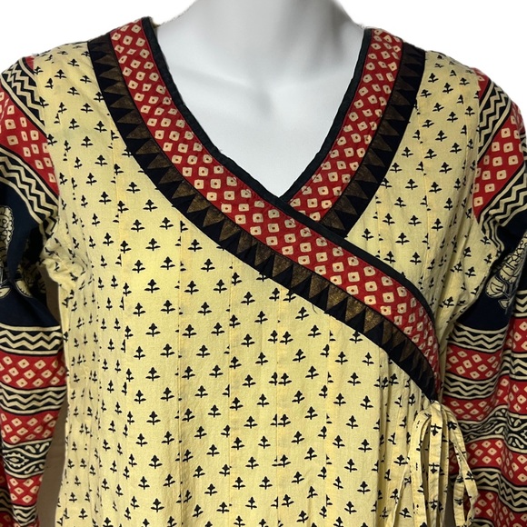 Women’s Bohemian Boho Indian Fit and Flare Dress Size XS - Picture 4 of 12